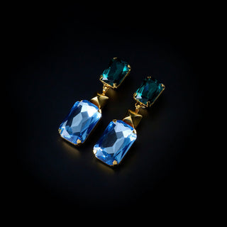 BLUE IVY EARRINGS LARGE