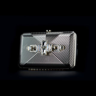 DECADENCE METAL CLUTCH  (ONE-OF-A-KIND)