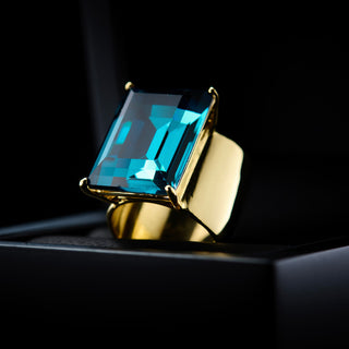 ICONIC RING “TEAL”