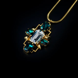 BLUE CRYSTAL GARDEN PENDANT LIMITED