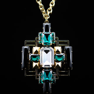 BLUE CRYSTAL GARDEN NECKLACE LIMITED