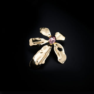 SCULPTURAL FLOWER EARRINGS | BOTANIQUE PINK