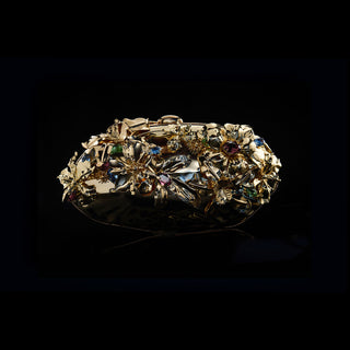 SCULPTURAL FLOWER CLUTCH | FEMME BOTANIQUE